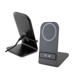 BMW MagSafe Desk Charger with Stand - Ładowarka indukcyjna MagSafe 15W na biurko (czarny) (BMDCSMADGPK)