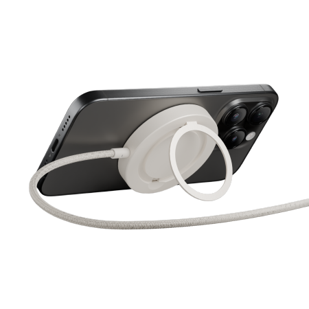 Native Union SnapStand Qi2 Wireless Charger - bezprzewodowa ładowarka Qi2 15W z podstawką kompatybilna z MagSafe (sandstone) (SNST-QI2-SAN)
