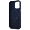 Karl Lagerfeld Silicone Shadow Metal Initial MagSafe - Etui do iPhone 15 Pro Max (czarny) (KLHMP15XSCMKMPCK)