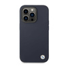 BMW Liquid Silicone Case Metal Logo MagSafe - Etui iPhone 14 Pro Max (granatowy) (BMHMP14XSILNA)