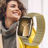 Crong Melange - Pasek magnetyczny do Apple Watch 38/40/41/42 mm (żółty melanż) (CRG-40MEL-YEL)