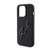 Karl Lagerfeld Silicone Karl Script - Etui iPhone 15 Pro (czarny) (KLHCP15LSKSBMCK)