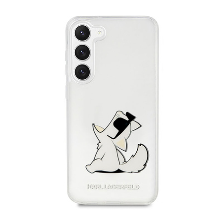 Karl Lagerfeld Choupette Fun - Etui Samsung Galaxy S23+ (przezroczysty) (KLHCS23MCFNRC)