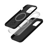 Crong Color Cover Magnetic - Etui iPhone 15 Pro MagSafe (czarny) (CRGCOLRMIP1561PBLK)