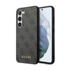 Guess 4G Metal Gold Logo - Etui Samsung Galaxy S24+ (czarny) (GUHCS24MG4GFGR)