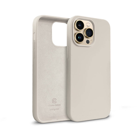 Crong Color Cover - Etui iPhone 14 Pro Max (kamienny beż) (CRG-COLR-IP1467P-STN)