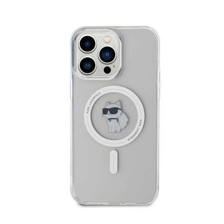 Karl Lagerfeld IML Choupette MagSafe - Etui iPhone 15 Pro Max (przezroczysty) (KLHMP15XHFCCNOT)