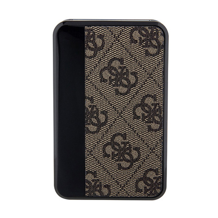 Guess 4G Leather Metal Logo - Power Bank 10000 mAh 18W (brązowy) (GUPB10DP4GEGW)