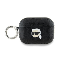 Karl Lagerfeld Monogram Karl Head - Etui AirPods Pro 2 (czarny) (KLAP2PGKIPK)