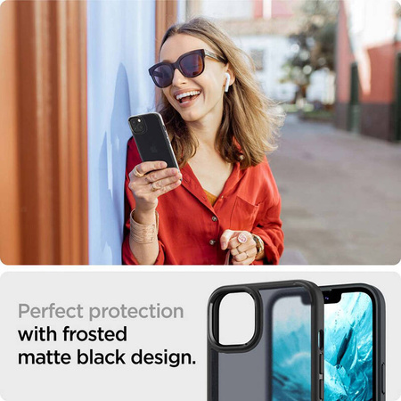 Spigen Ultra Hybrid - Etui do iPhone 13 (Matte Frost Black) (ACS03623)