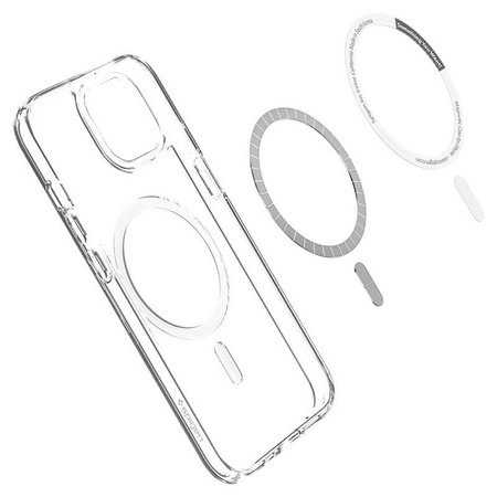 Spigen Ultra Hybrid Mag MagSafe - Etui do iPhone 13 (Biały) (ACS03528)