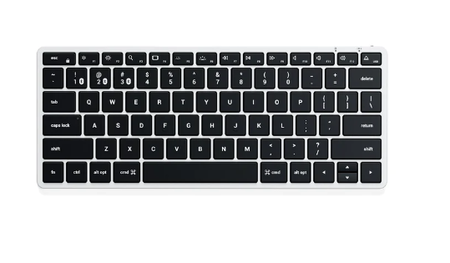 Satechi Slim X1 - klawiatura Bluetooth do trzech urządzeń USB-C (srebrny) (ST-BTSX1S)