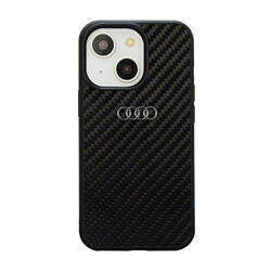 Audi Carbon Fiber - Etui iPhone 14 (Czarny) (AU-TPUPCIP14-R8/D2-BK)