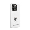 Karl Lagerfeld Silicone NFT Choupette - Etui iPhone 14 Pro Max (biały) (KLHCP14XSNCHBCH)