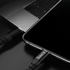 Crong Armor Link - Kabel 60W PD 3A USB-C do USB-C 25cm (czarny) (CRG-AL025USCC-BLK)