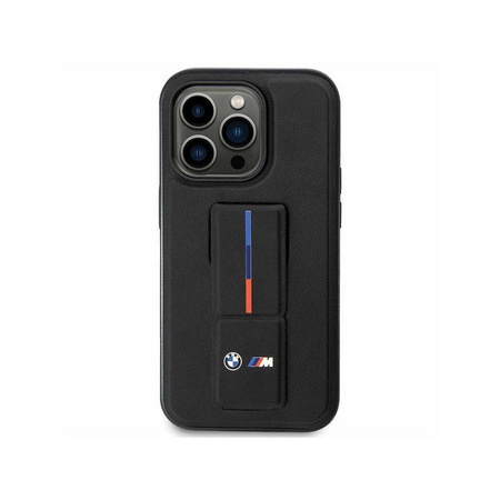 BMW Grip Stand Hot Stamp - Etui iPhone 14 Plus (czarny) (BMHCP14M22GSLK)