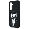 Karl Lagerfeld Silicone Graffiti Ikonik Printed Logo MagSafe - Etui Samsung Galaxy S25 (czarny) (KLHMS25SPNYKGRTK)