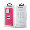 Karl Lagerfeld Silicone Choupette Head Print MagSafe - Etui iPhone 16 Pro Max (fuksja) (KLHMP16XSCHPPLF)