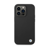 BMW Silicone Metal Logo - Etui iPhone 15 Pro Max (czarny) (BMHCP15XSILBK)
