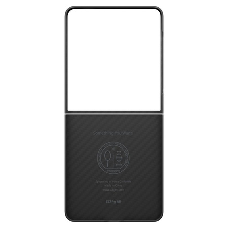 Spigen Airskin Aramid - Etui do Samsung Galaxy Z Flip 7 (Black) (ACS09564)