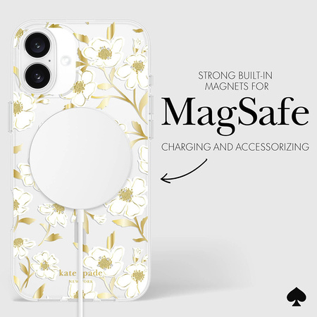 Kate Spade New York Protective Gems MagSafe - Etui iPhone 16 Plus (Sunshine Floral) (KS054384)