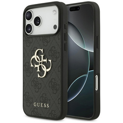 Guess 4G Big Logo - Etui iPhone 17 Pro Max (czarny) (GUHCP17X4GMGGR)