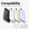 Crong Color Cover Magnetic - Etui MagSafe iPhone Air (niebieski) (CRGCOLRMIP1766ALBL)