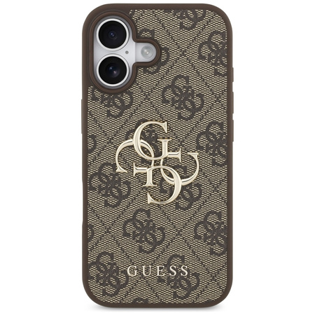 Guess 4G Big Logo - Etui iPhone 17 (brązowy) (GUHCP17S4GMGBR)
