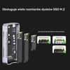 Unitek Aktywnie chłodzona obudowa M2 NvMe SSD USB4 40Gbps (S1242AGY01-EU)