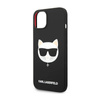 Karl Lagerfeld Choupette Head MagSafe Silicone - Etui iPhone 14 Plus (czarny) (KLHMP14MSLCHBK)