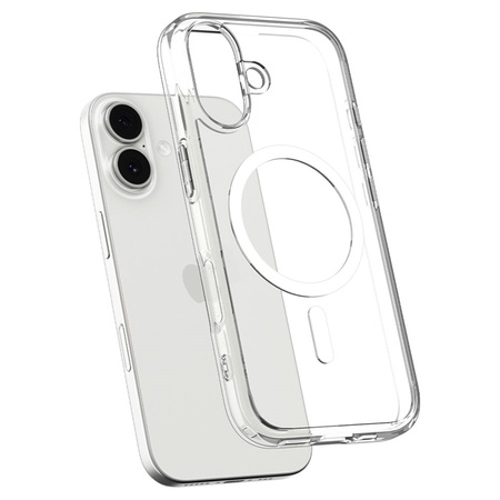 Spigen Ultra Hybrid Mag MagSafe - Etui do iPhone 17 (Clear/White) (ACS10380)