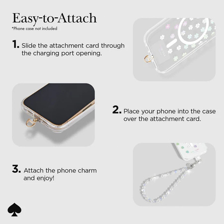 Kate Spade New York Universal Phone Charm Wristlet - Uniwersalna smyczka do telefonu (Rock Candy) (KS053462-05)