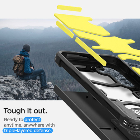 Spigen Tough Armor - Etui do Samsung Galaxy S24 (Czarny) (ACS07355)