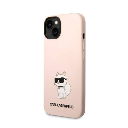 Karl Lagerfeld Silicone NFT Choupette - Etui iPhone 14 Plus (różowy) (KLHCP14MSNCHBCP)