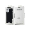 DKNY Liquid Silicone Small Metal Logo MagSafe - Etui iPhone 15 / 14 / 13 (czarny) (DKHMP15SSMCHLK)