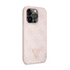 Guess Crossbody 4G Metal Logo - Etui iPhone 15 Pro (różowy) (GUHCP15LP4TDSCPP)