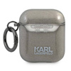 Karl Lagerfeld Choupette Head Glitter - Etui Airpods (czarny) (KLA2UCHGK)