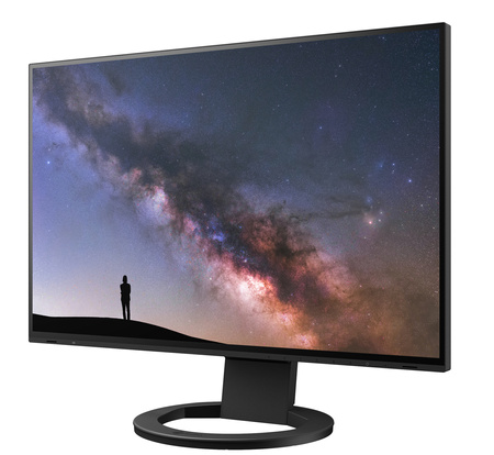 EIZO FlexScan EV2485-BK - monitor LCD IPS 24,1", 1920 x 1200 (16:910, IPS, flicker free, autoregulacja jasności, złącza USB-C (power delivery 70W), DisplayPort i HDMI (czarny) (EV2485-BK)