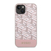 Guess GCube Stripes MagSafe - Etui iPhone 14 (Różowy) (GUHMP14SHGCFSEP)