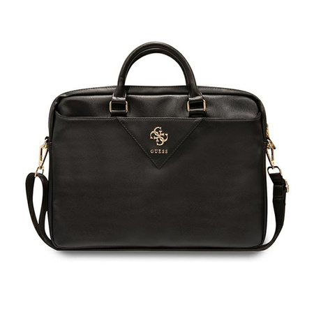Guess Triangle 4G Computer Bag - Torba na notebooka 15" / 16" (czarny) (GUCB15ZPGSTEGK)