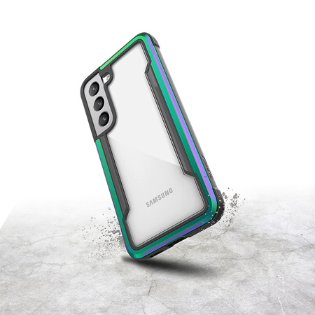 X-Doria Raptic Shield Pro - Etui Samsung Galaxy S22 5G (Antimicrobial Protection) (Iridescent) (463140)