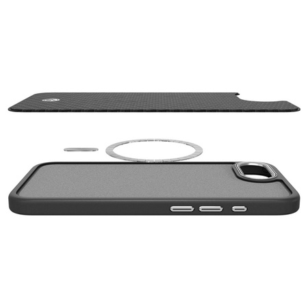 Spigen Enzo Aramid Mag MagSafe - Etui do iPhone 16e (Czarny) (ACS09153)