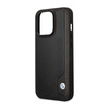 BMW Leather Blue Dots - Etui iPhone 14 Pro Max (czarny) (BMHCP14X22RBDK)