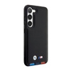 BMW Leather Hot Stamp Tricolor - Etui Samsung Galaxy S23+ (czarny) (BMHCS23M22PTDK)