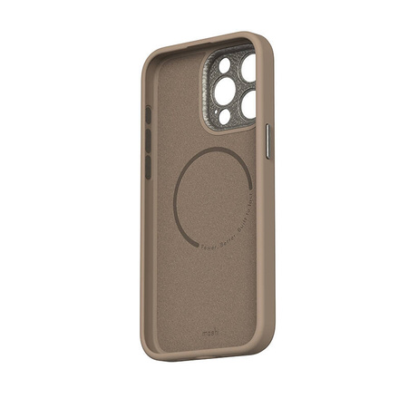 Moshi Napa MagSafe - Skórzane etui iPhone 15 (Woodsmoke Brown) (99MO231105)