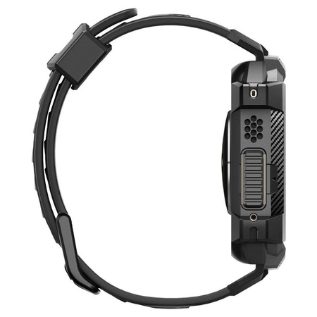 Spigen Rugged Armor Pro – Pasek z obudową do Apple Watch Ultra 49 mm (Czarny) (ACS05460)