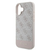 Guess 4G Bottom Stripe - Etui iPhone 16 Plus (różowy) (GUHCP16MG4GLPI)