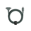 Native Union Belt Cable Duo - kabel USB-C - USB-C / lightning, 1,5 m (slate green) (BELT-CCL-GRN-NP)