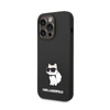 Karl Lagerfeld Silicone NFT Choupette - Etui iPhone 14 Pro Max (czarny) (KLHCP14XSNCHBCK)
