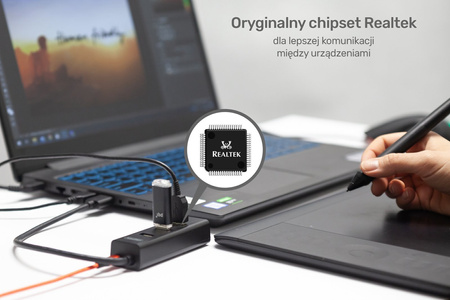 Unitek hub 4x USB 3.0 retail (Y-3089)